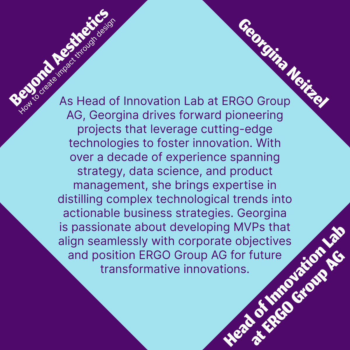 Speaker bio post for Georgina Neitzel