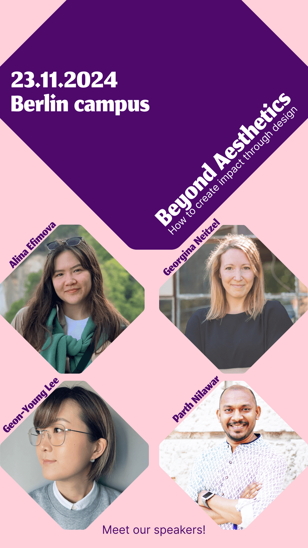 Story introducing the speakers
