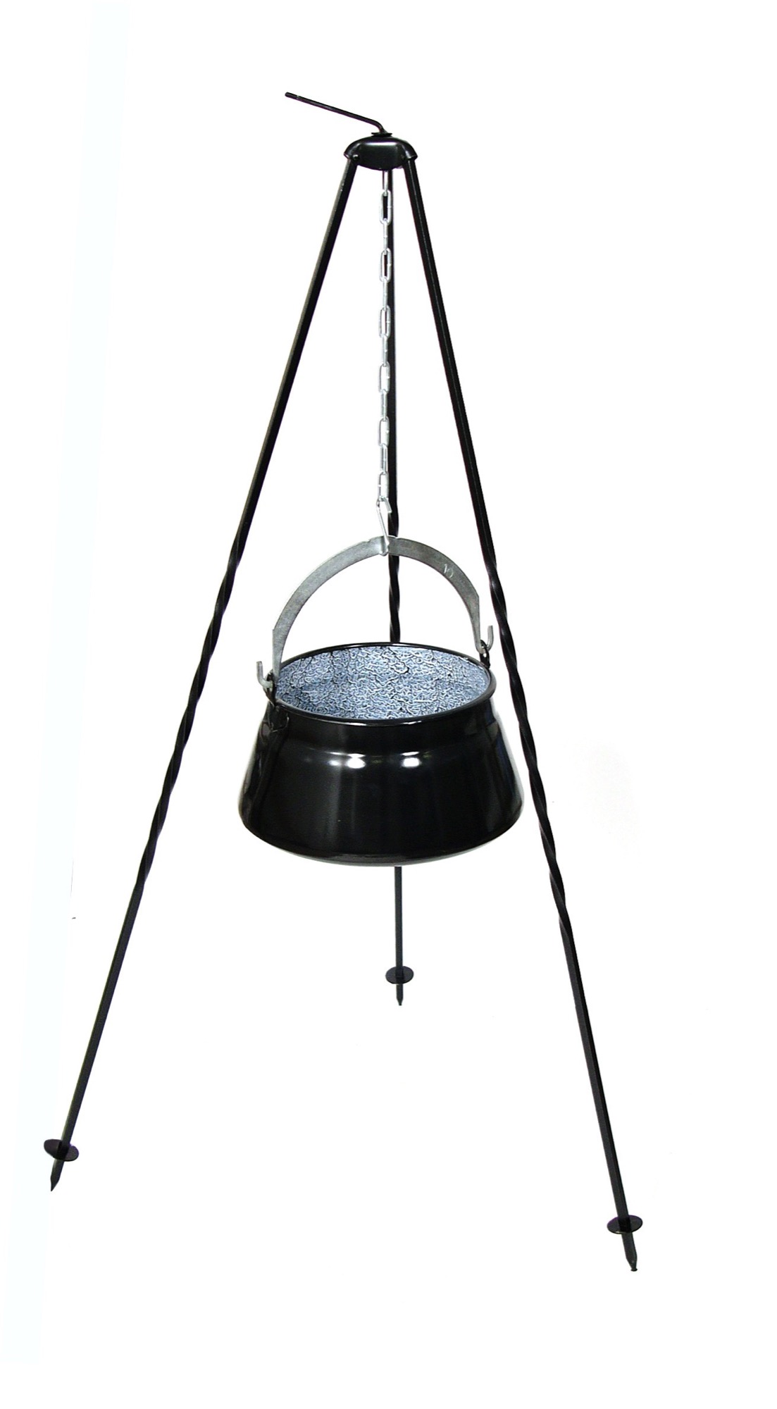 After: the cauldron cut out on a clean white background