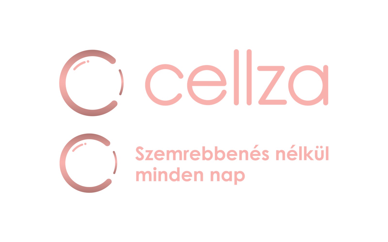 Horizontal Cellza logo and the motto version