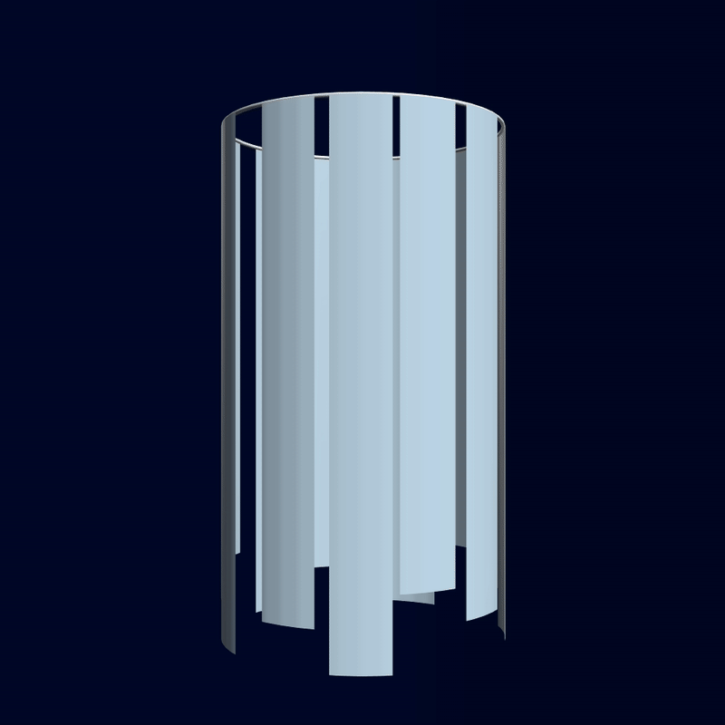 3D model of the veil rotating